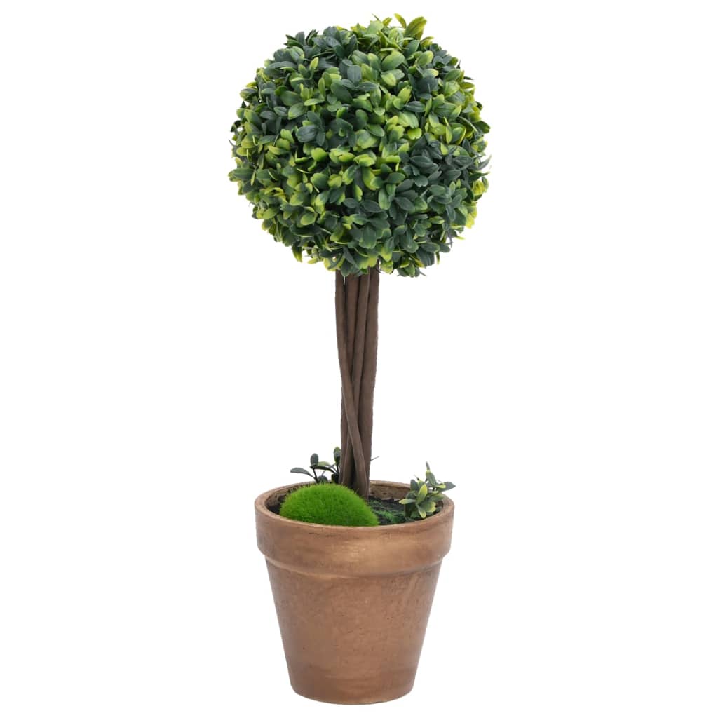 Kunstplanten Met Pot 2 St Buxus Bolvorming 41 Cm Groen