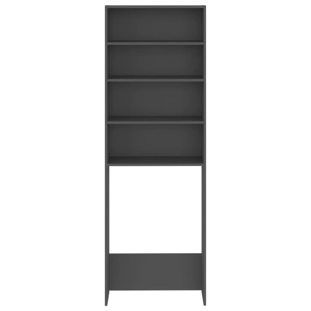Wasmachinekast 64X24X190 Cm Grijs