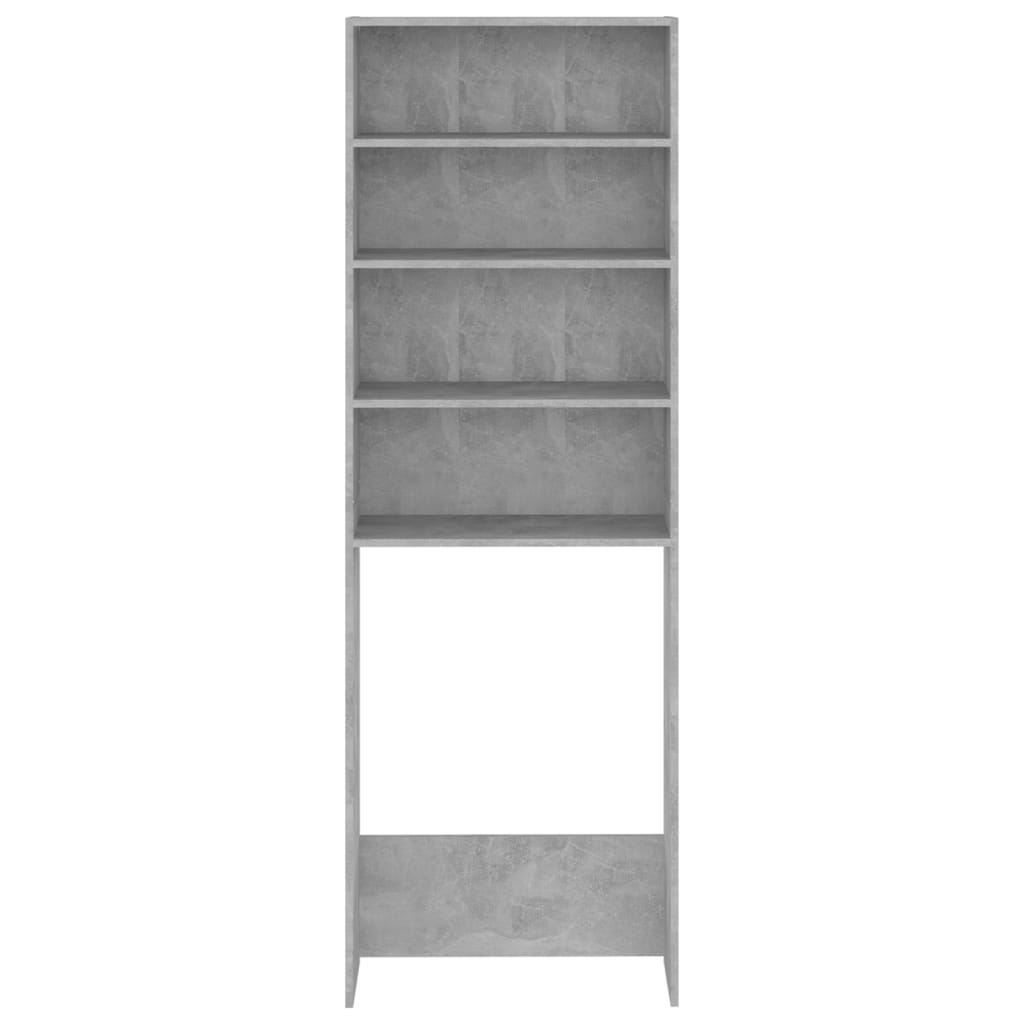 Wasmachinekast 64X24X190 Cm Betongrijs
