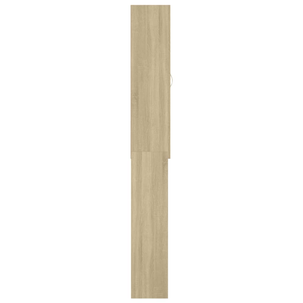 Wasmachinekast 64X25,5X190 Cm Sonoma Eikenkleurig