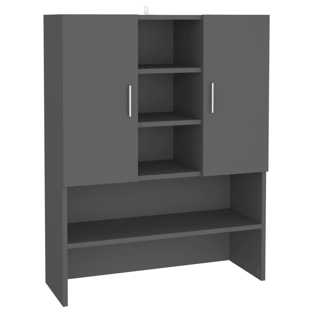 Wasmachinekast 70,5X25,5X90 Cm Grijs