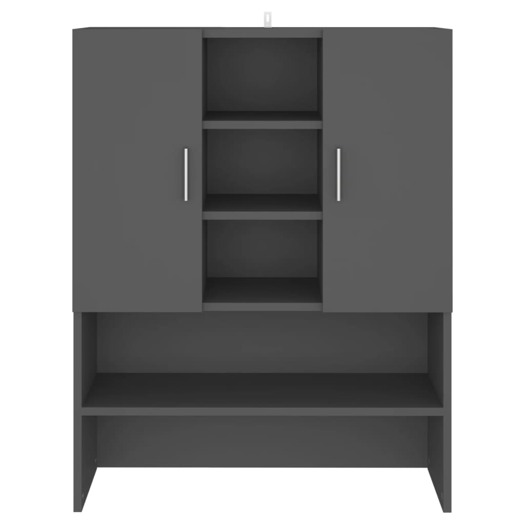 Wasmachinekast 70,5X25,5X90 Cm Grijs