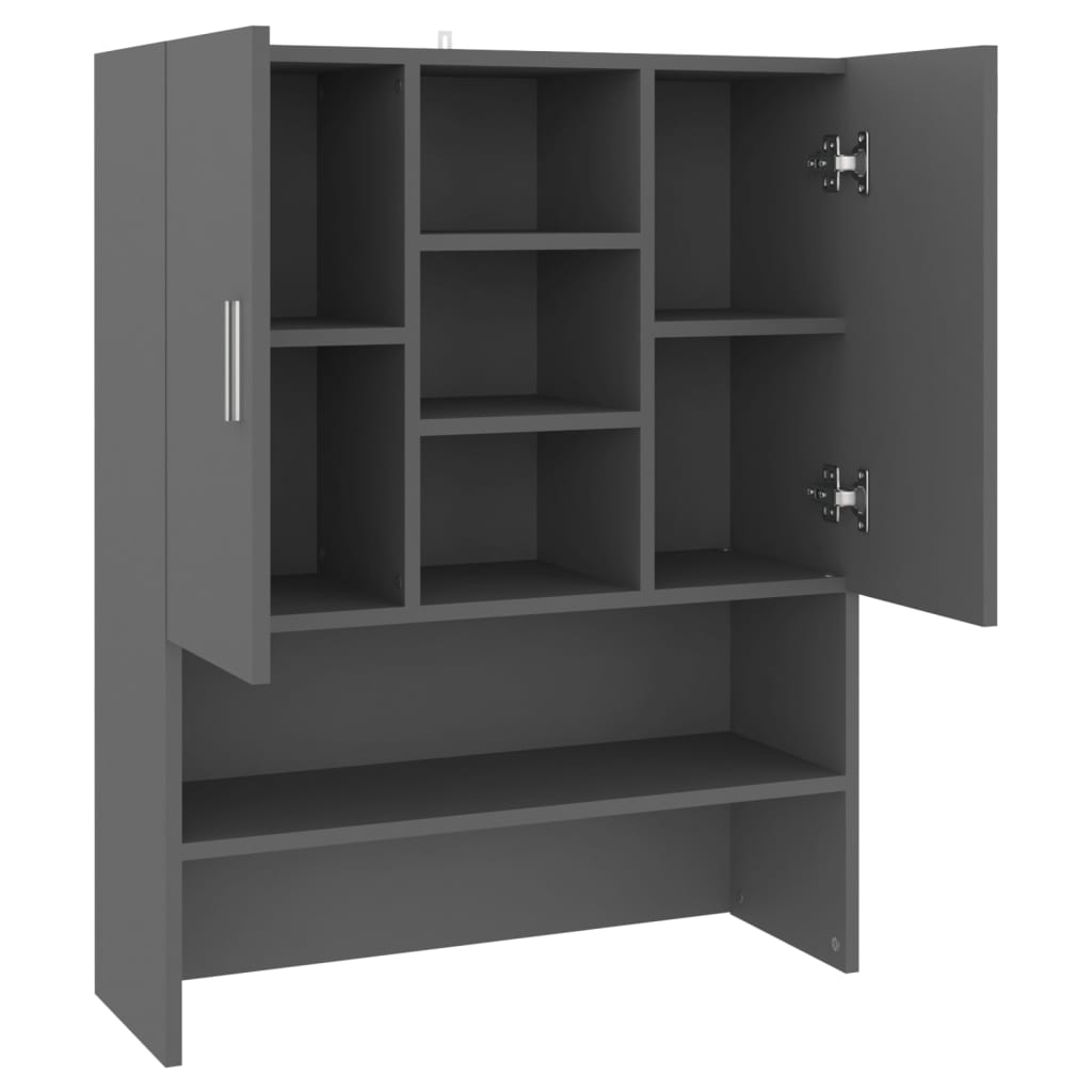 Wasmachinekast 70,5X25,5X90 Cm Grijs