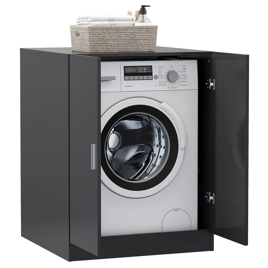 Wasmachinekast 71X71,5X91,5 Cm Grijs