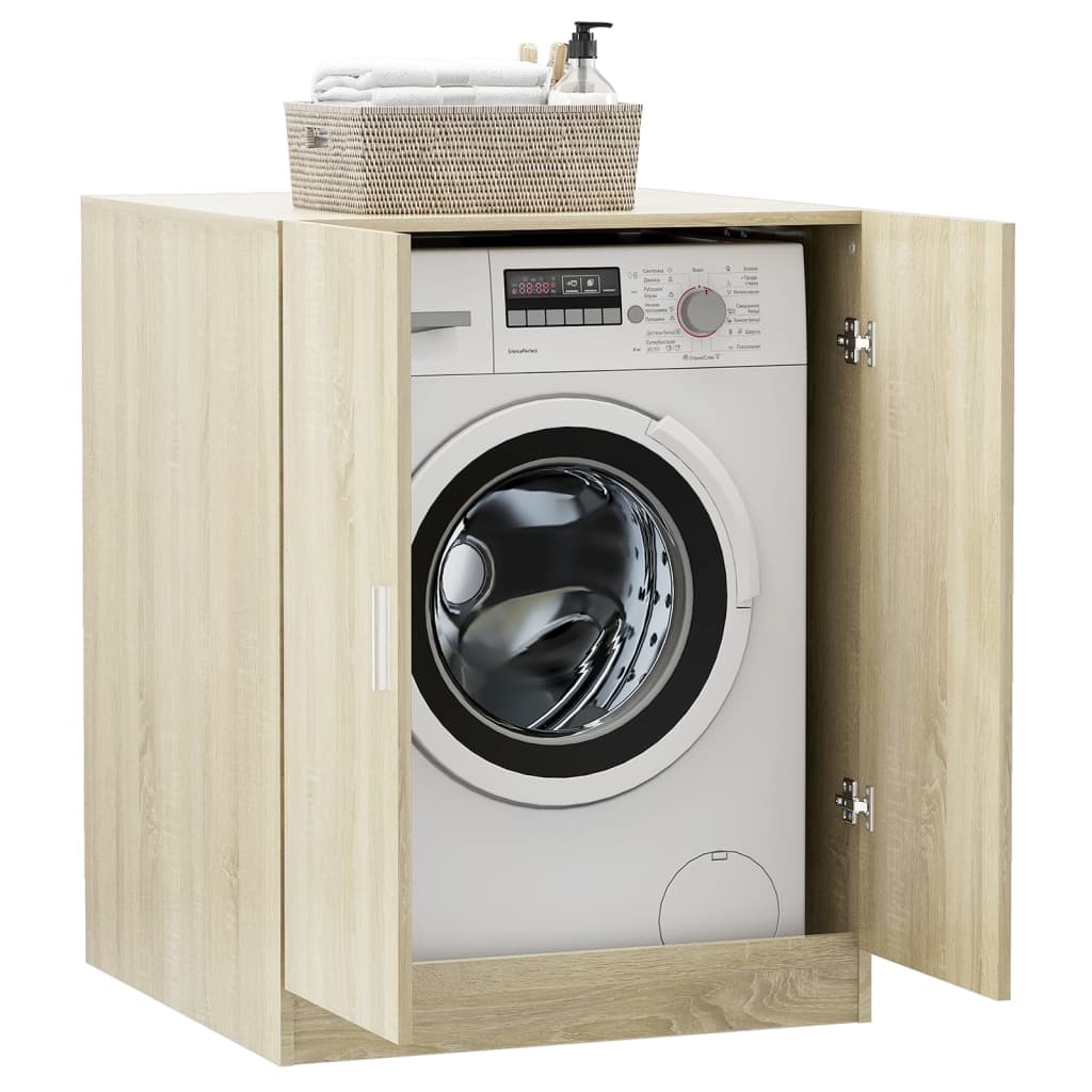 Wasmachinekast 71X71,5X91,5 Cm Sonoma Eikenkleurig