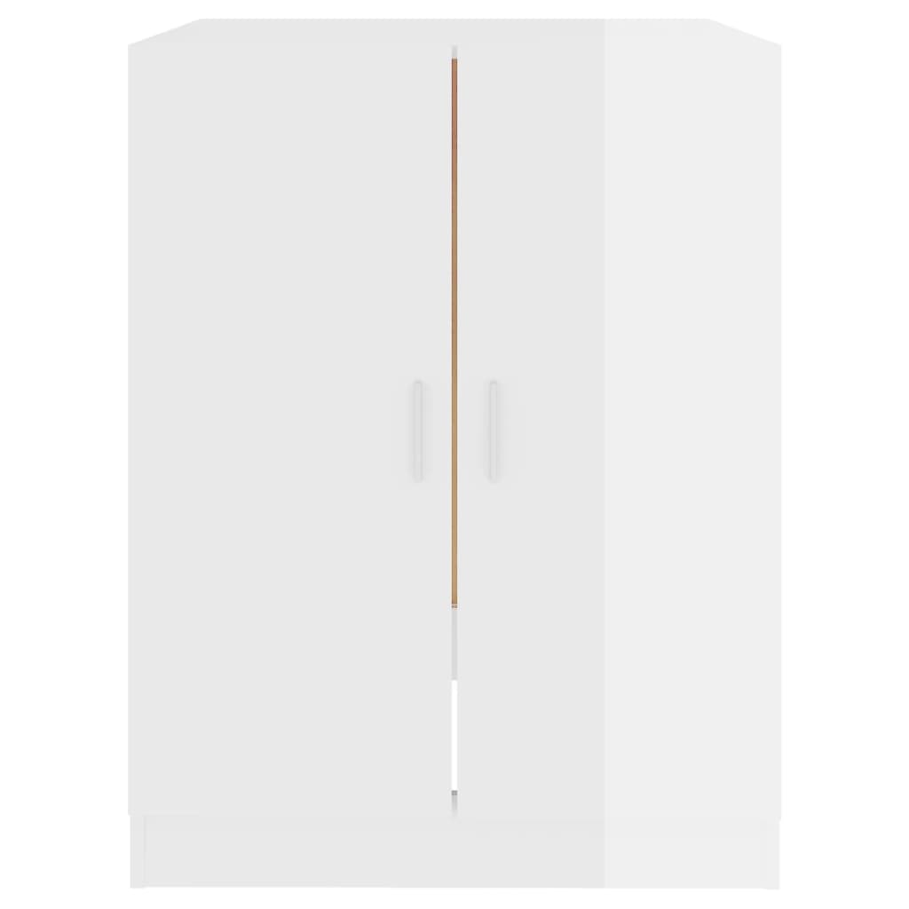 Wasmachinekast 71X71,5X91,5 Cm Hoogglans Wit