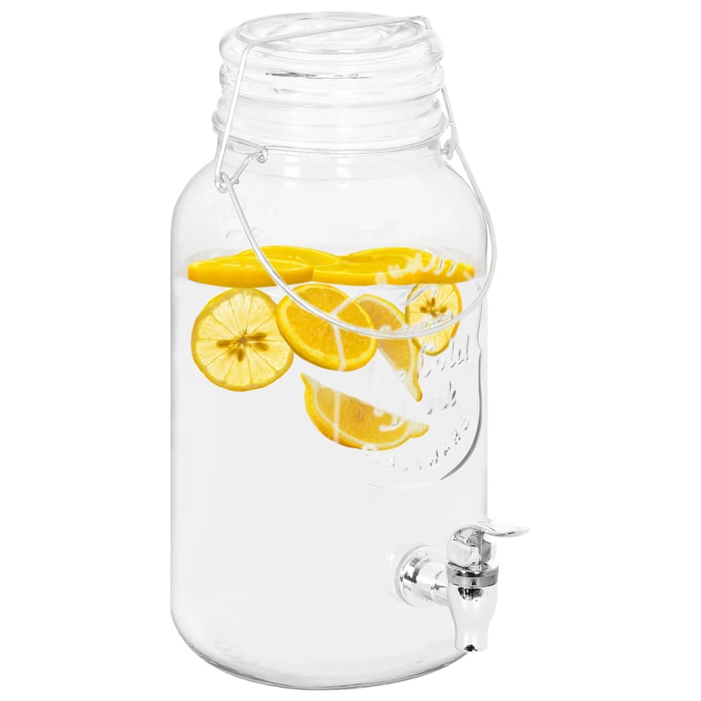 Drankdispensers 2 St 3800 Ml Glas