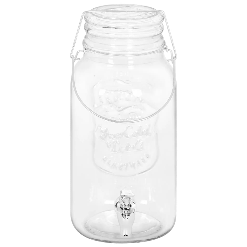 Drankdispensers 2 St 3800 Ml Glas