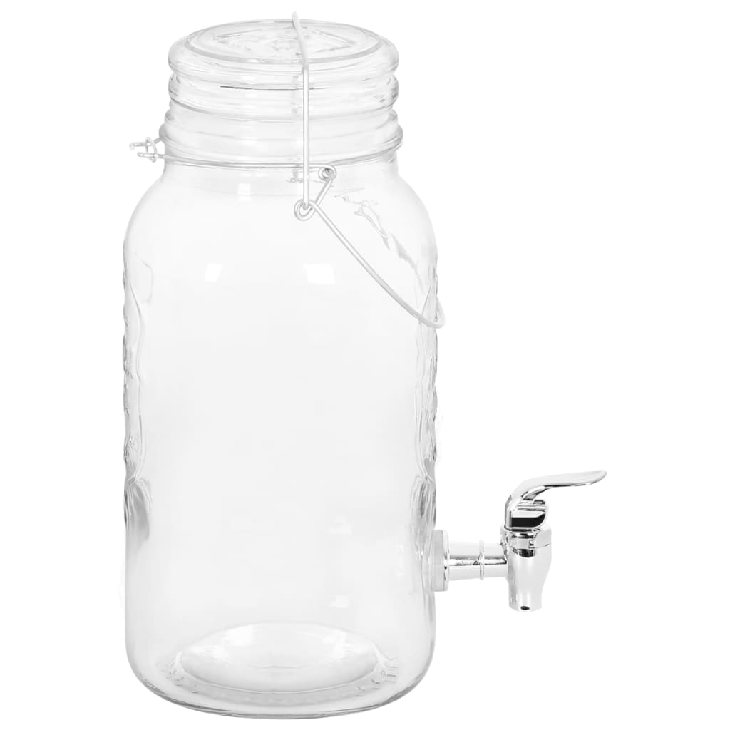 Drankdispensers 2 St 3800 Ml Glas