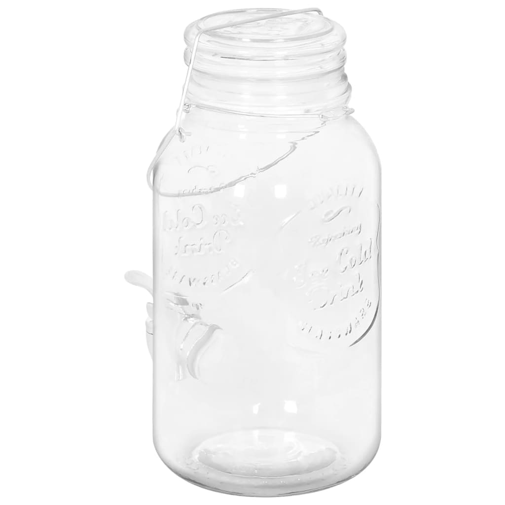 Drankdispensers 2 St 3800 Ml Glas