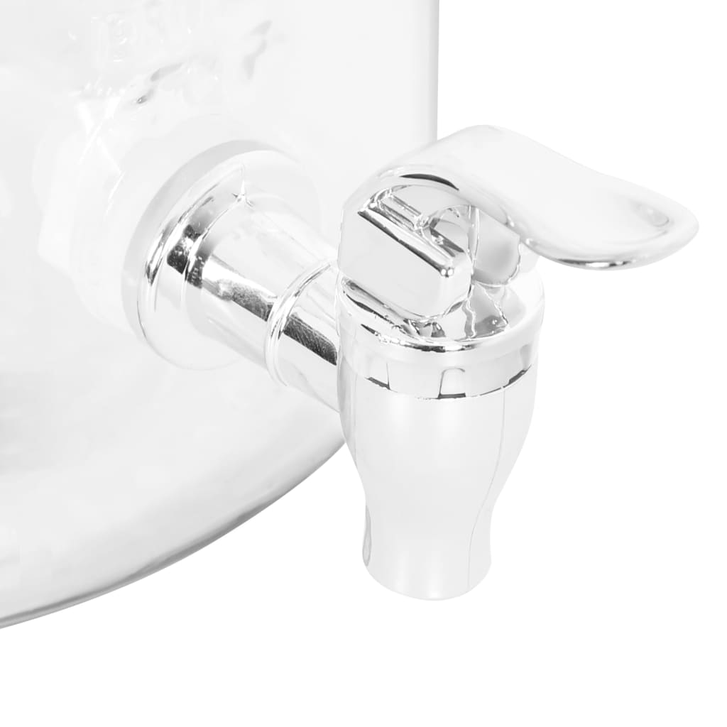 Drankdispensers 2 St 3800 Ml Glas