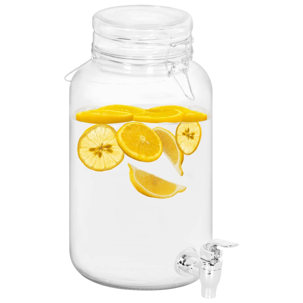 Drankdispensers 2 St 4000 Ml Glas