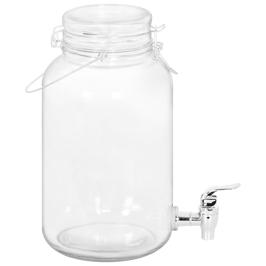 Drankdispensers 2 St 4000 Ml Glas