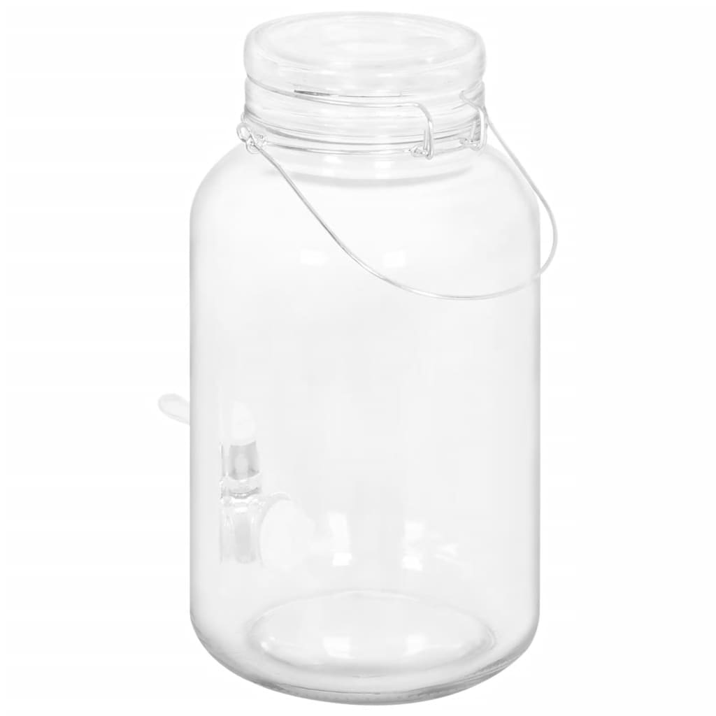 Drankdispensers 2 St 4000 Ml Glas