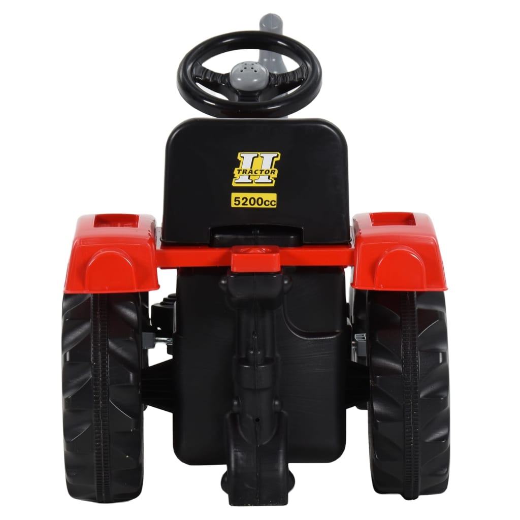 Traptractor Rood En Zwart