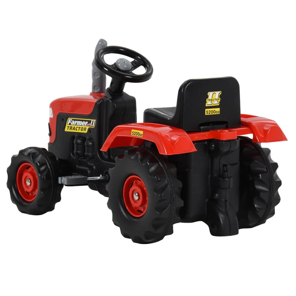 Traptractor Rood En Zwart
