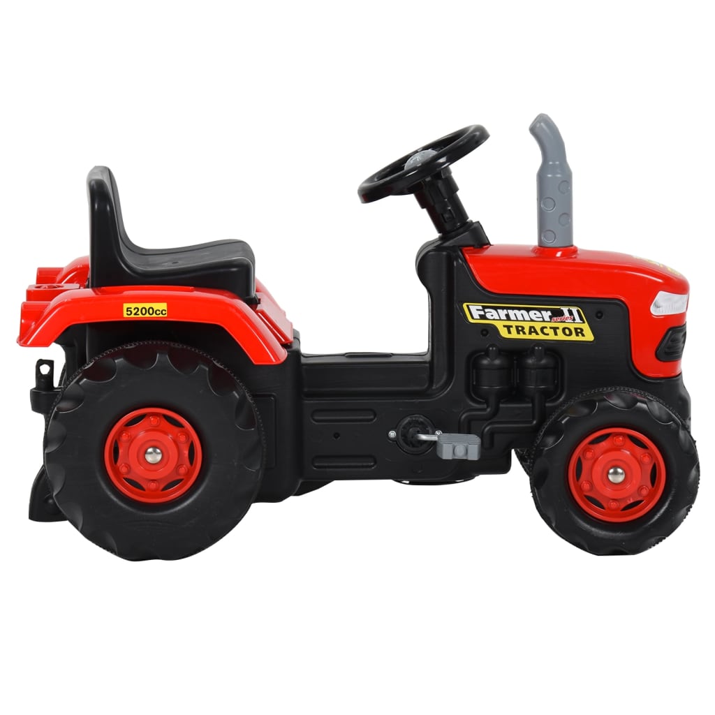Traptractor Rood En Zwart