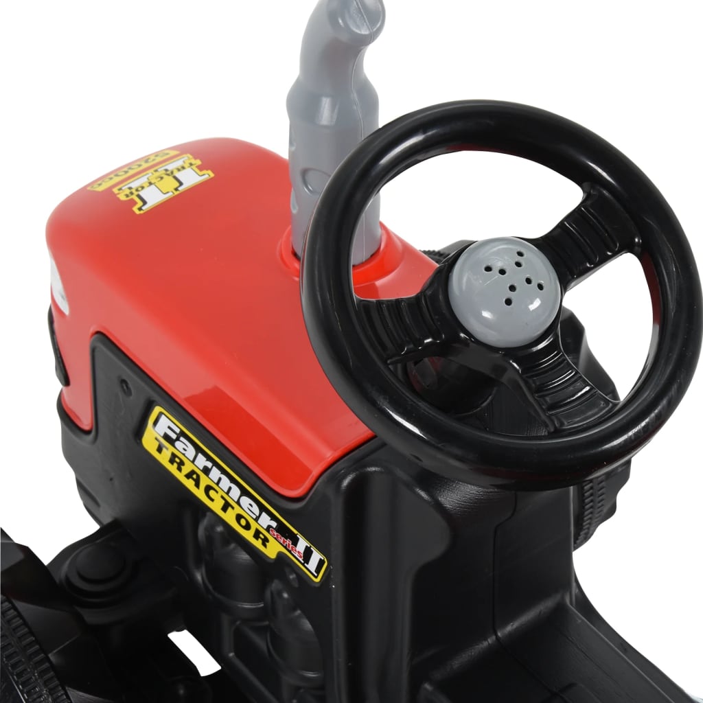 Traptractor Rood En Zwart