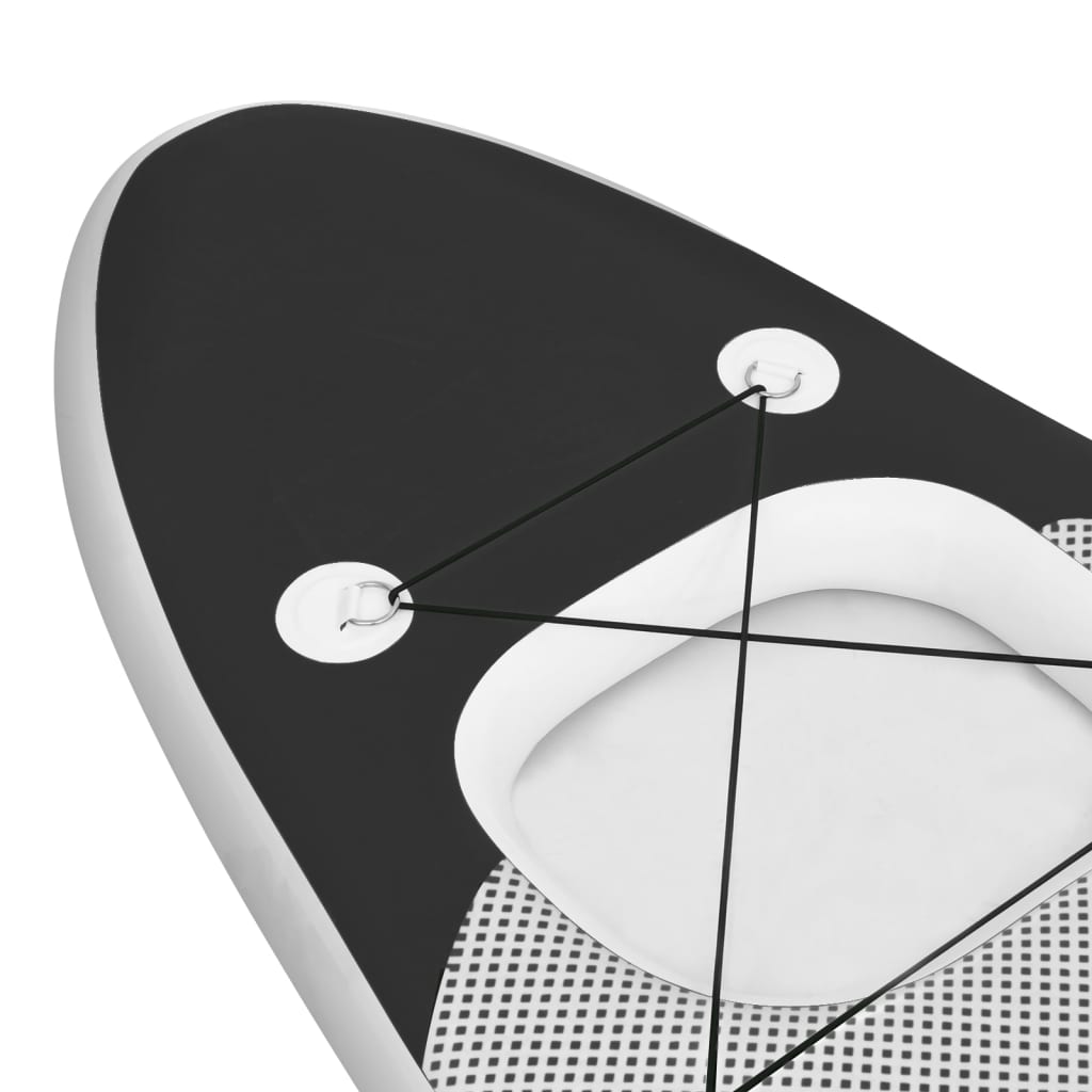 Stand Up Paddleboardset Opblaasbaar 300X76X10 Cm Zwart