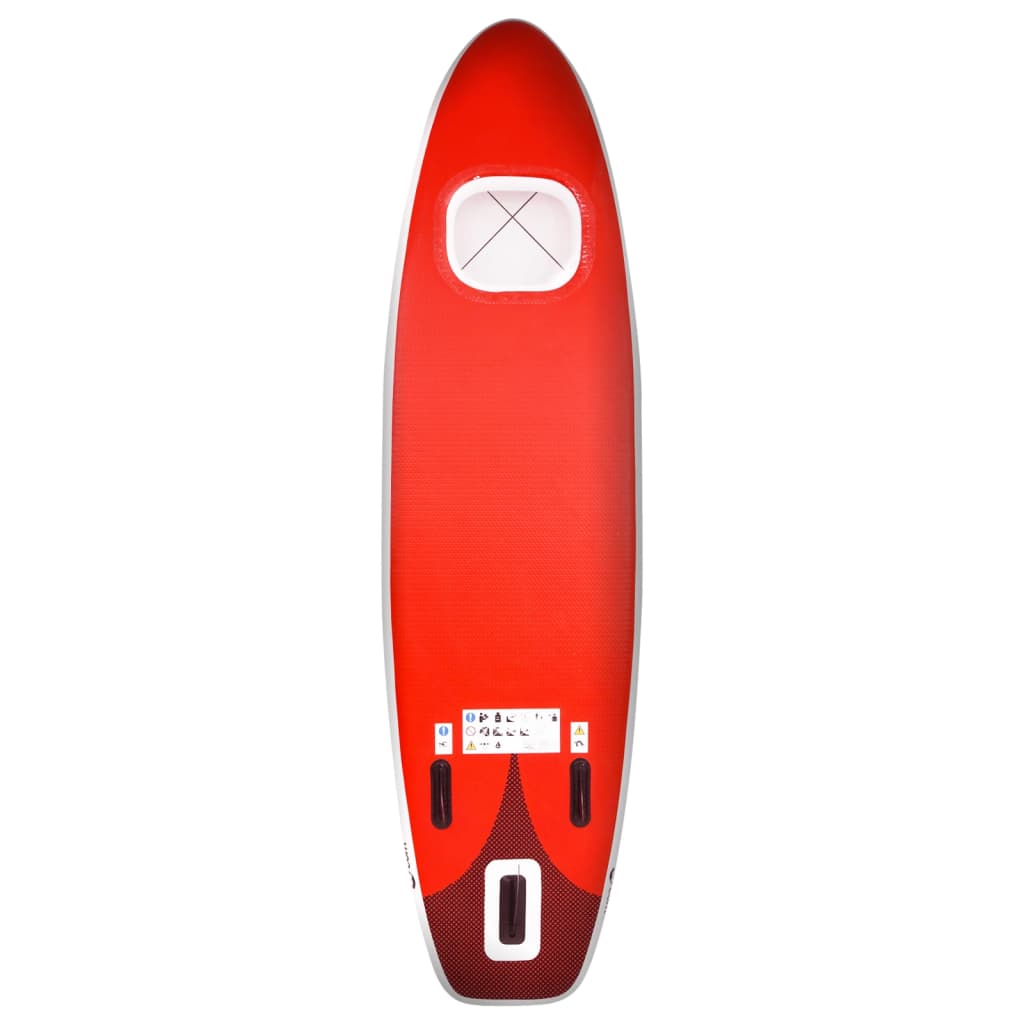 Stand Up Paddleboardset Opblaasbaar 360X81X10 Cm Rood