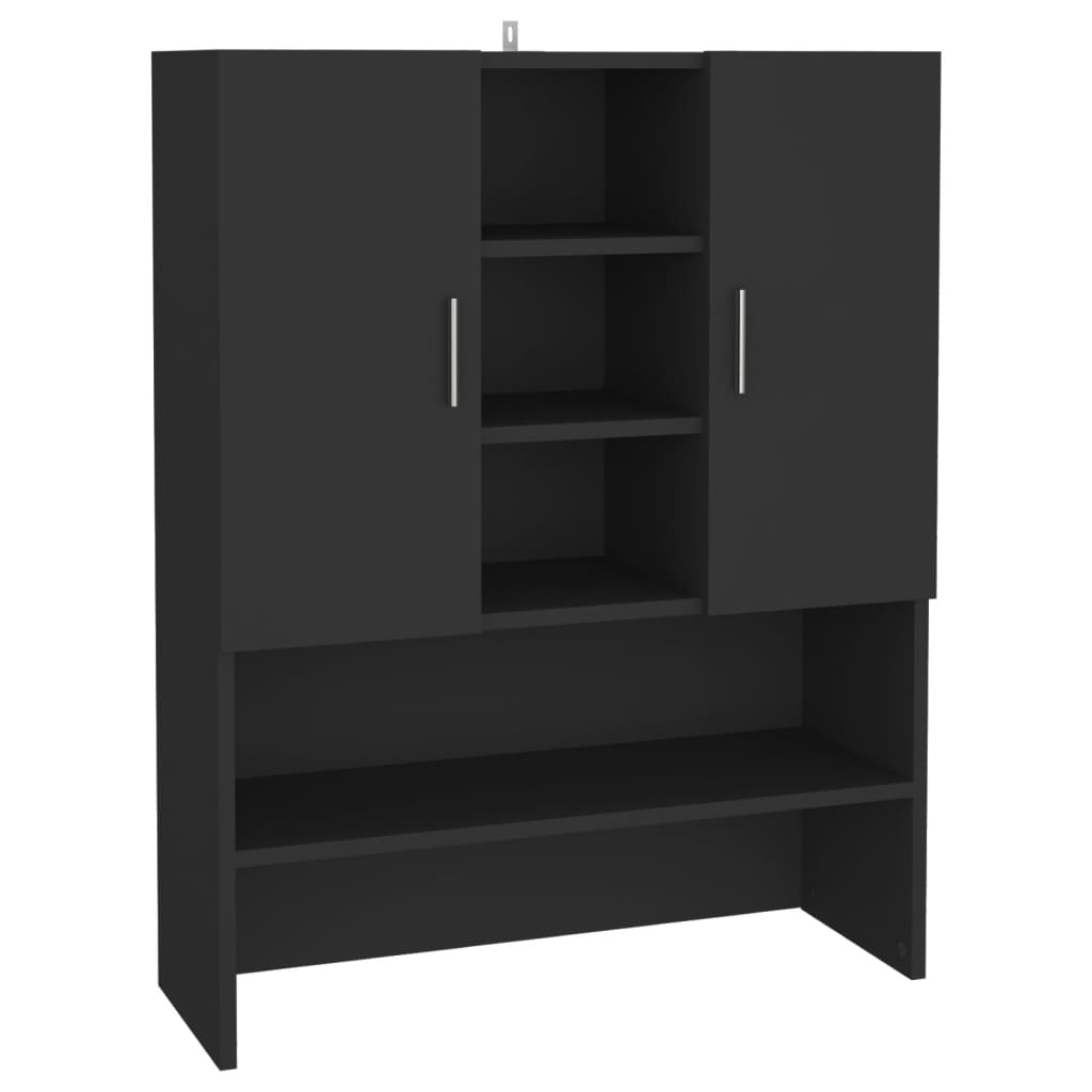 Wasmachinekast Zwart