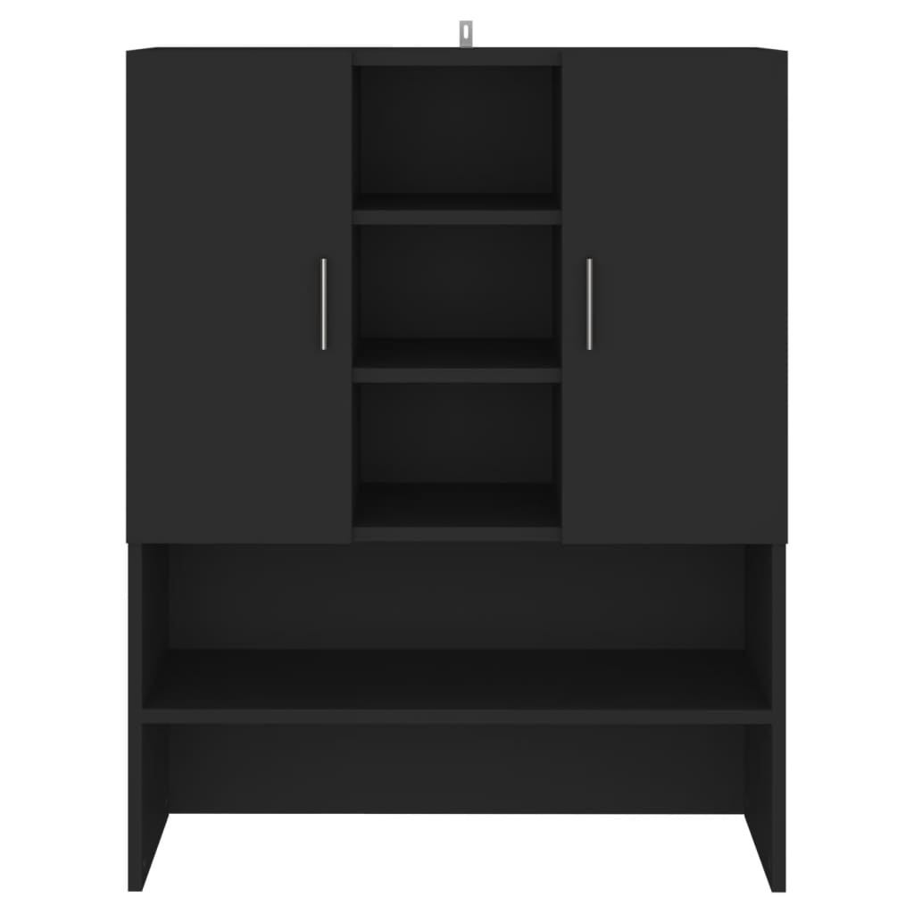 Wasmachinekast Zwart
