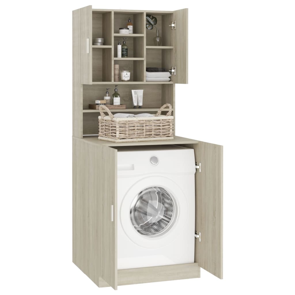 Wasmachinekast Sonoma Eikenkleurig