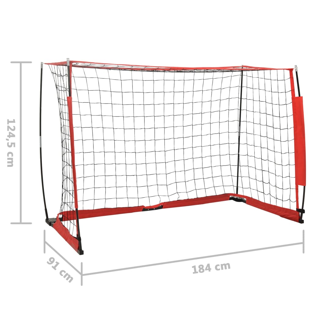 Voetbaldoel 184X91X124,5 Cm Staal