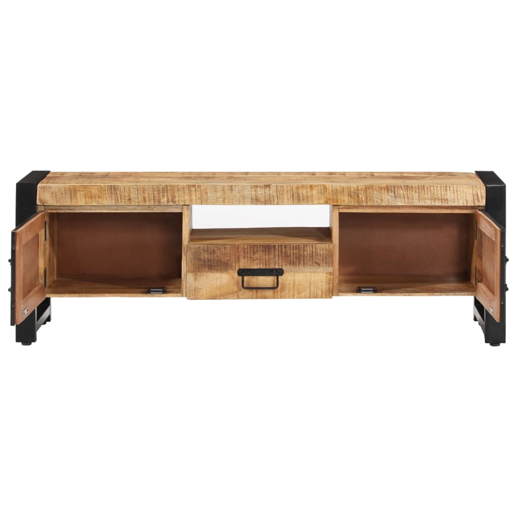 Tv-Meubel 120X30X40 Cm Massief Mangohout