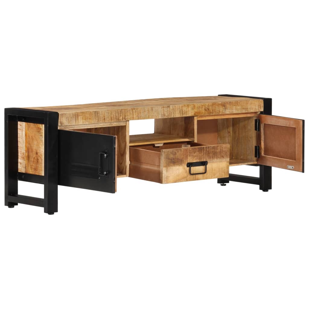 Tv-Meubel 120X30X40 Cm Massief Mangohout