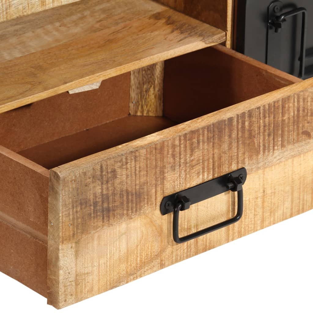 Tv-Meubel 120X30X40 Cm Massief Mangohout