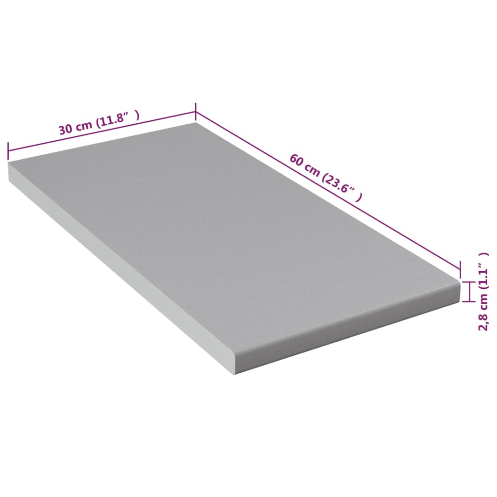 Aanrechtblad 30X60X2,8 Cm Spaanplaat Grijs