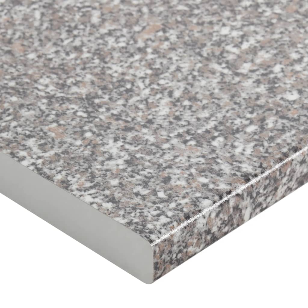 Aanrechtblad 30X60X2,8 Cm Spaanplaat Grijs Met Graniettextuur