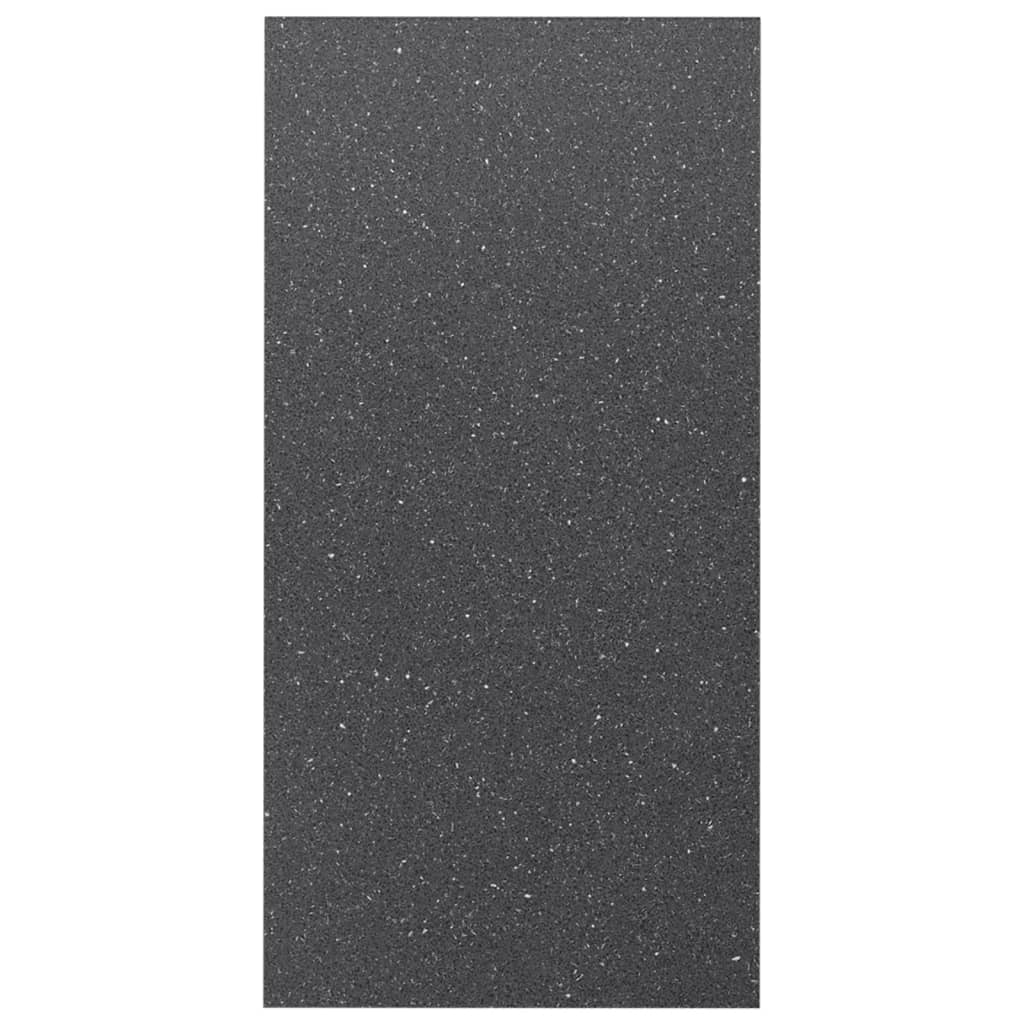 Aanrechtblad 30X60X2,8 Cm Spaanplaat Zwart Met Graniettextuur