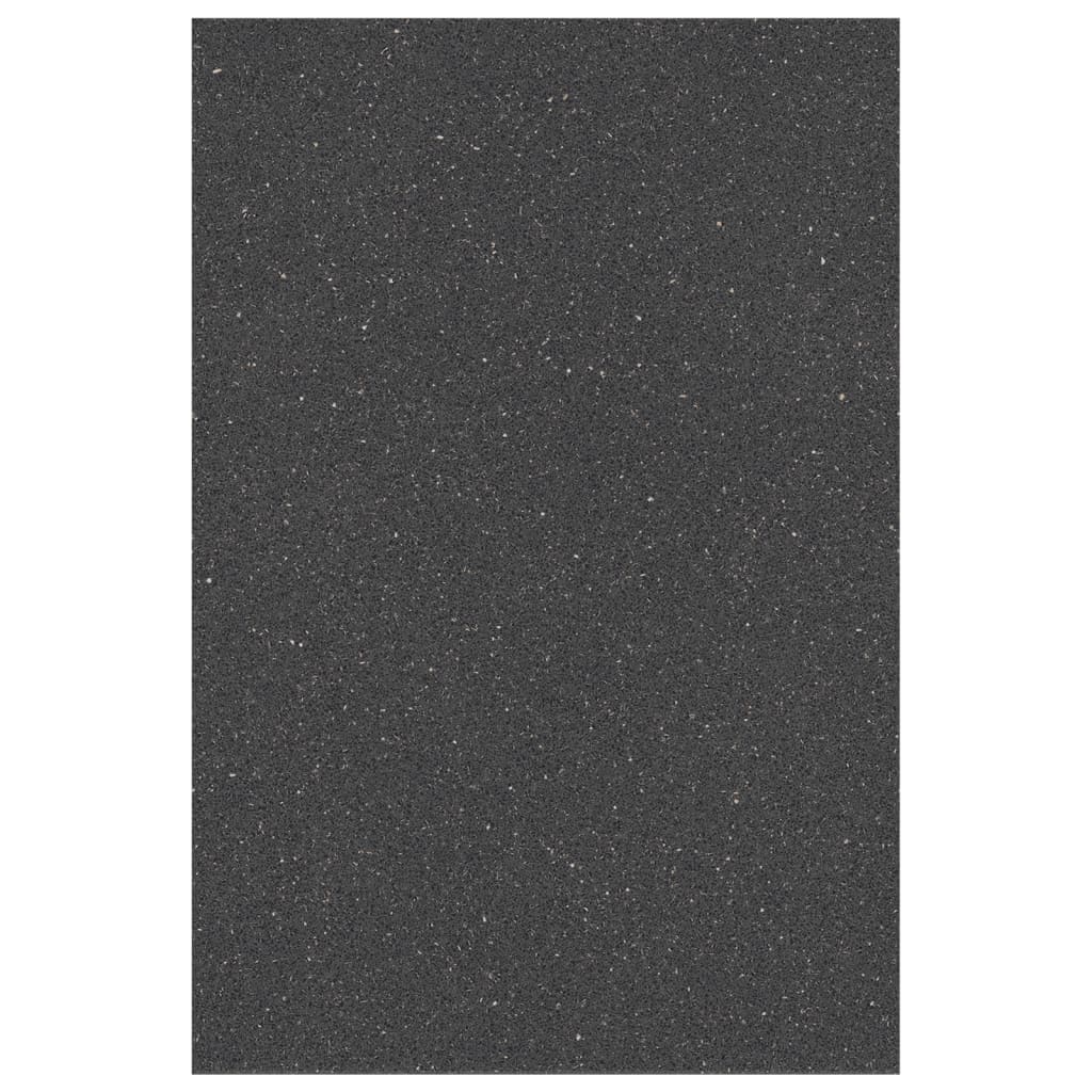 Aanrechtblad 40X60X2,8 Cm Spaanplaat Zwart Met Graniettextuur