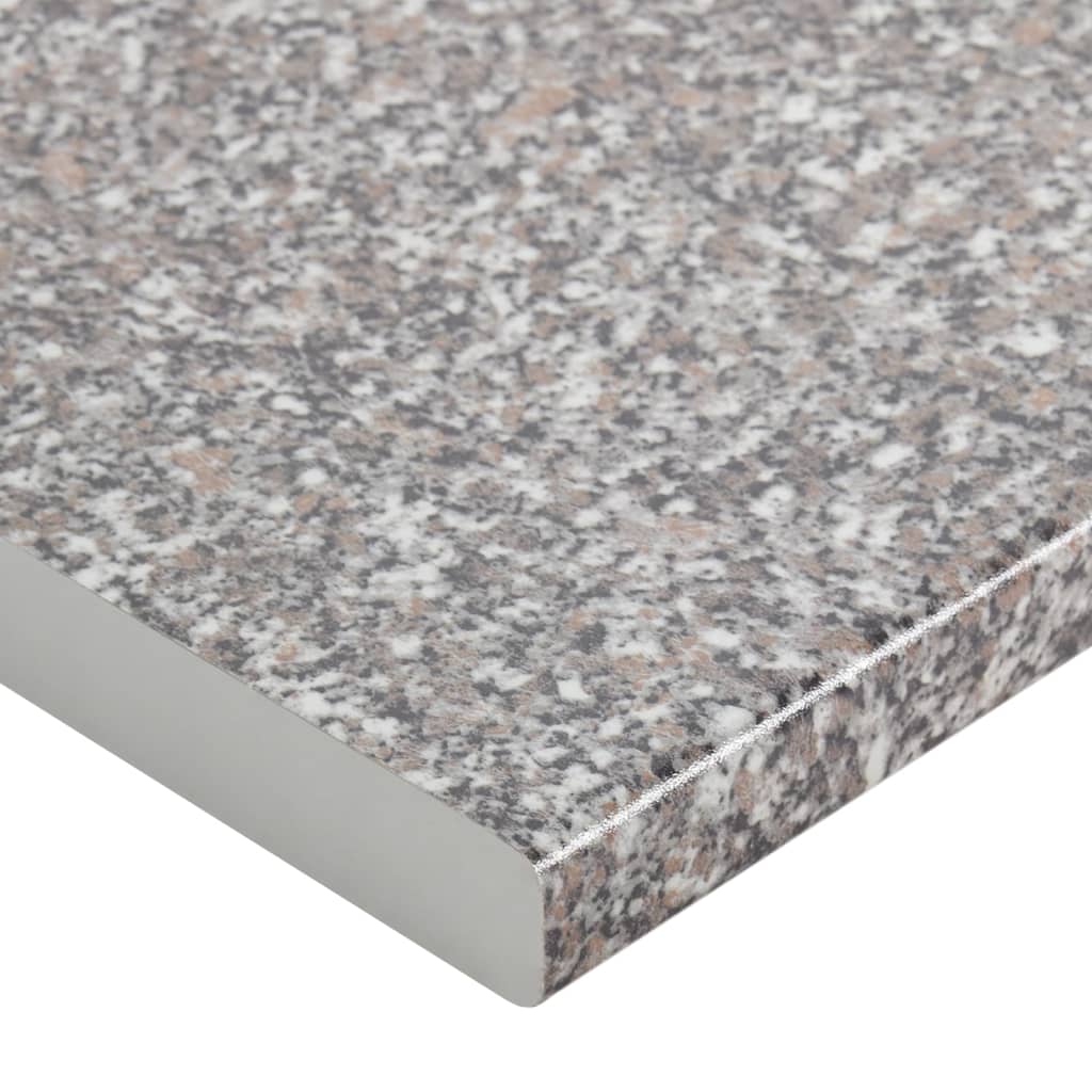Aanrechtblad 50X60X2,8 Cm Spaanplaat Grijs Met Graniettextuur