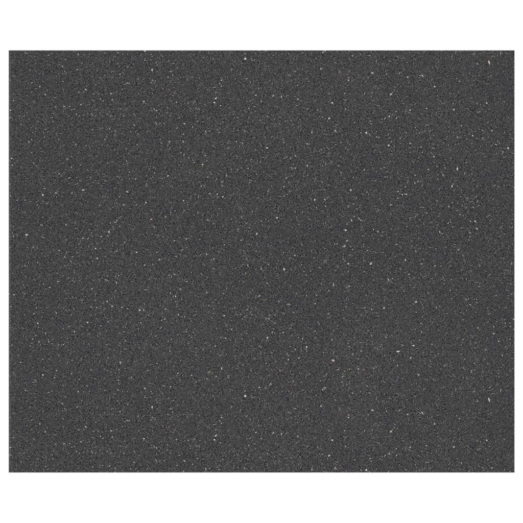 Aanrechtblad 50X60X2,8 Cm Spaanplaat Zwart Met Graniettextuur