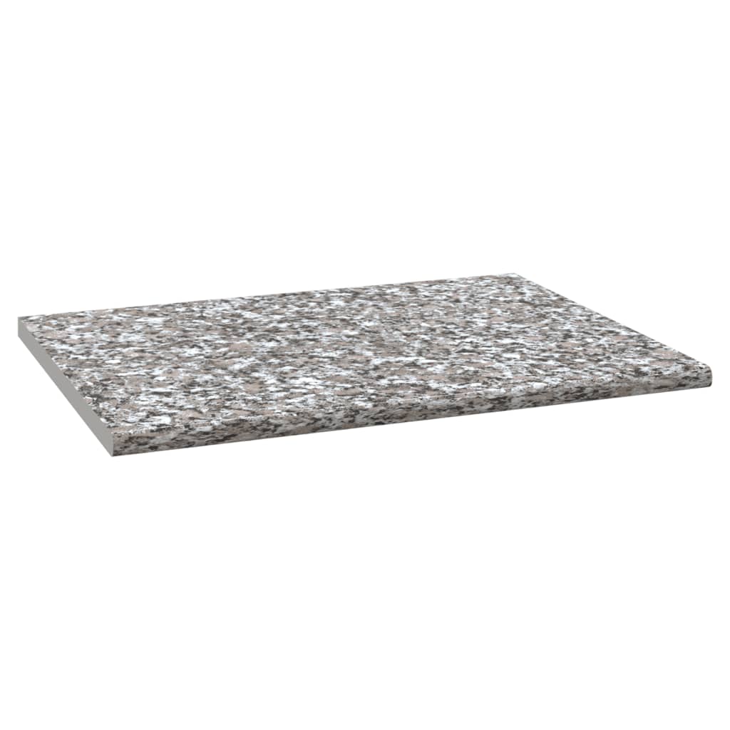 Aanrechtblad 80X60X2,8 Cm Spaanplaat Grijs Met Graniettextuur
