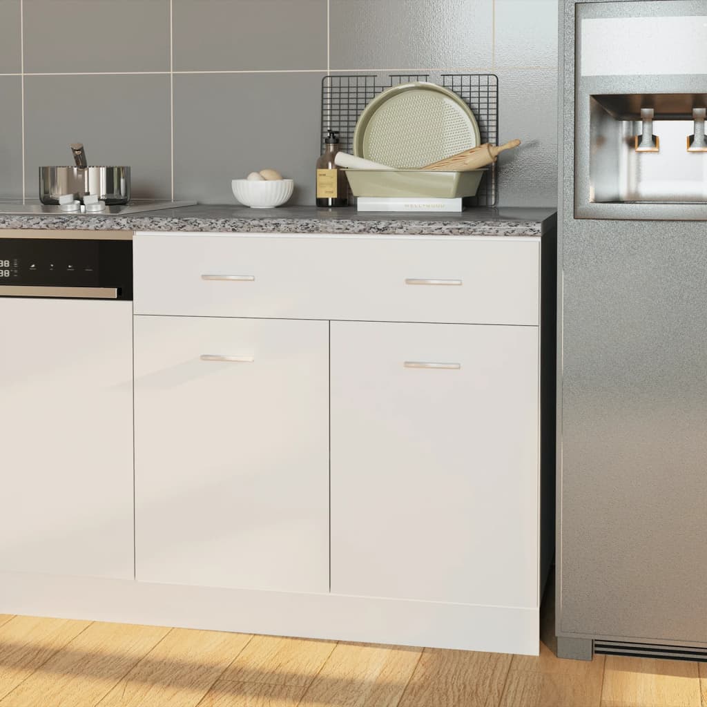 Aanrechtblad 80X60X2,8 Cm Spaanplaat Grijs Met Graniettextuur