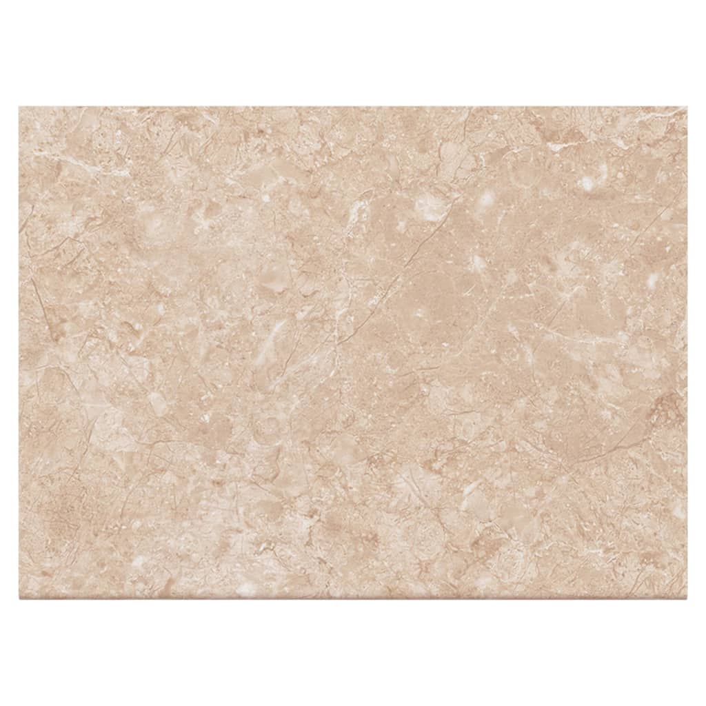 Aanrechtblad 80X60X2,8 Cm Spaanplaat Beige Met Marmertextuur