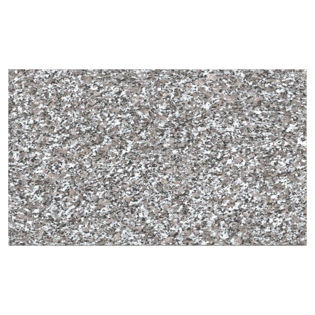 Aanrechtblad 100X60X2,8 Cm Spaanplaat Grijs Met Graniettextuur