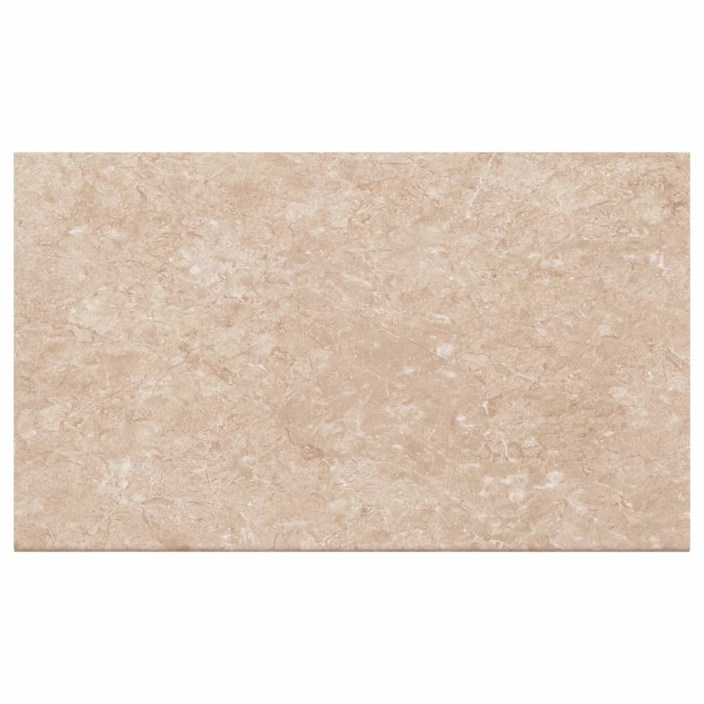 Aanrechtblad 100X60X2,8 Cm Spaanplaat Beige Met Marmertextuur
