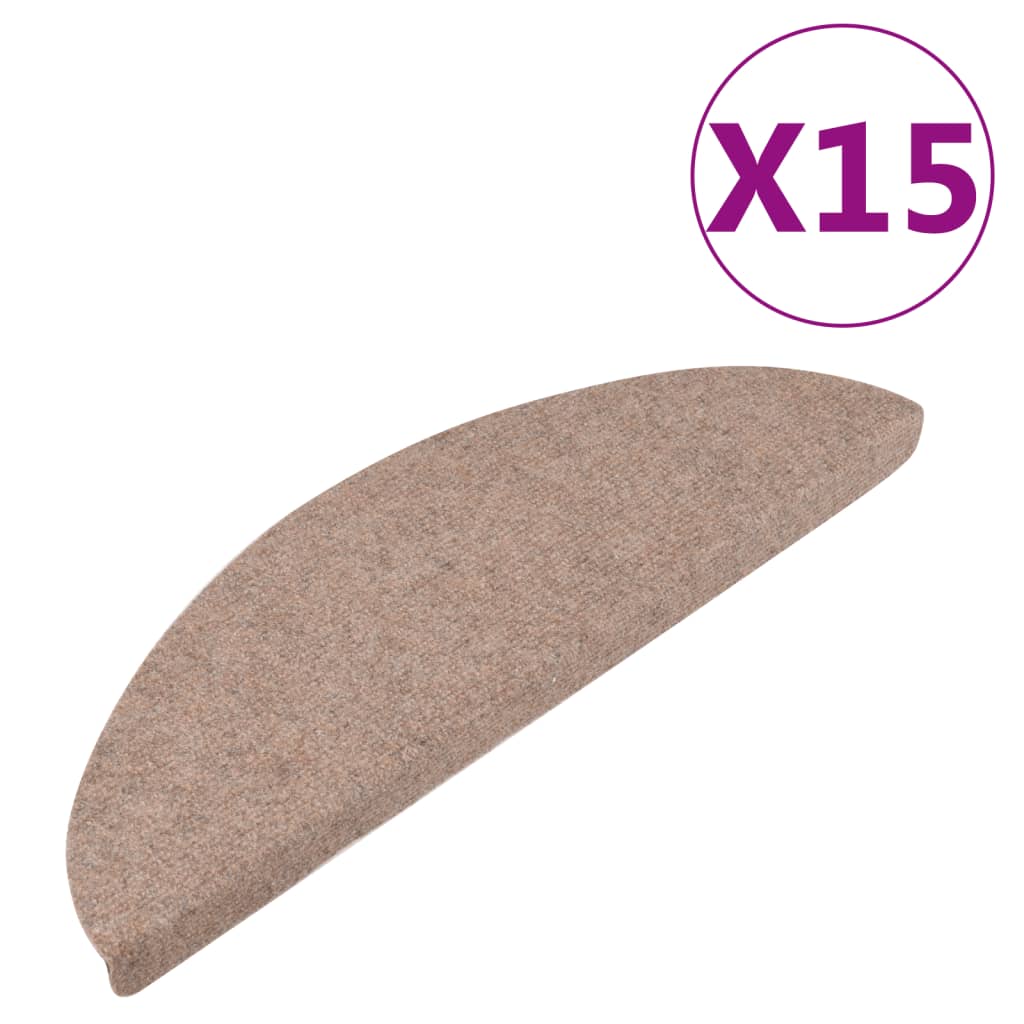 Trapmatten Zelfklevend 15 St 56X20 Cm Beige