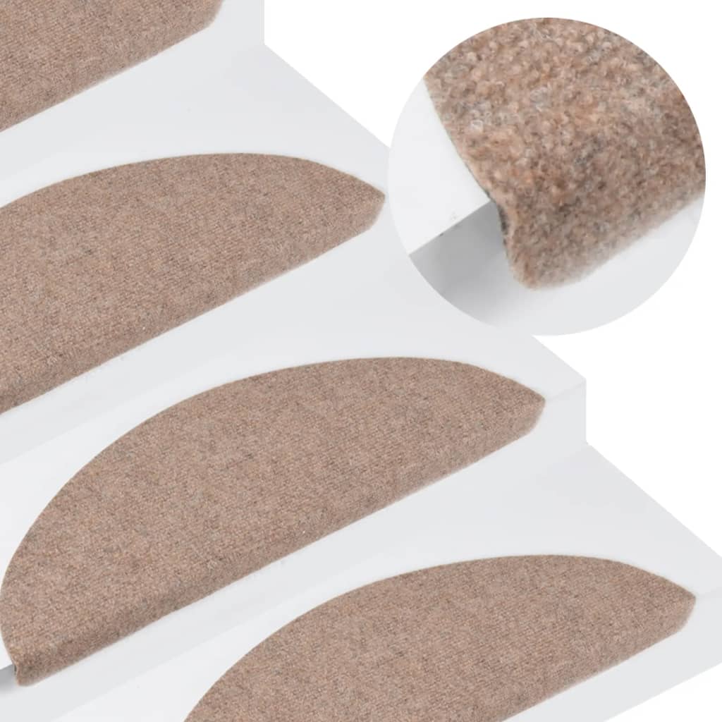 Trapmatten Zelfklevend 15 St 56X20 Cm Beige