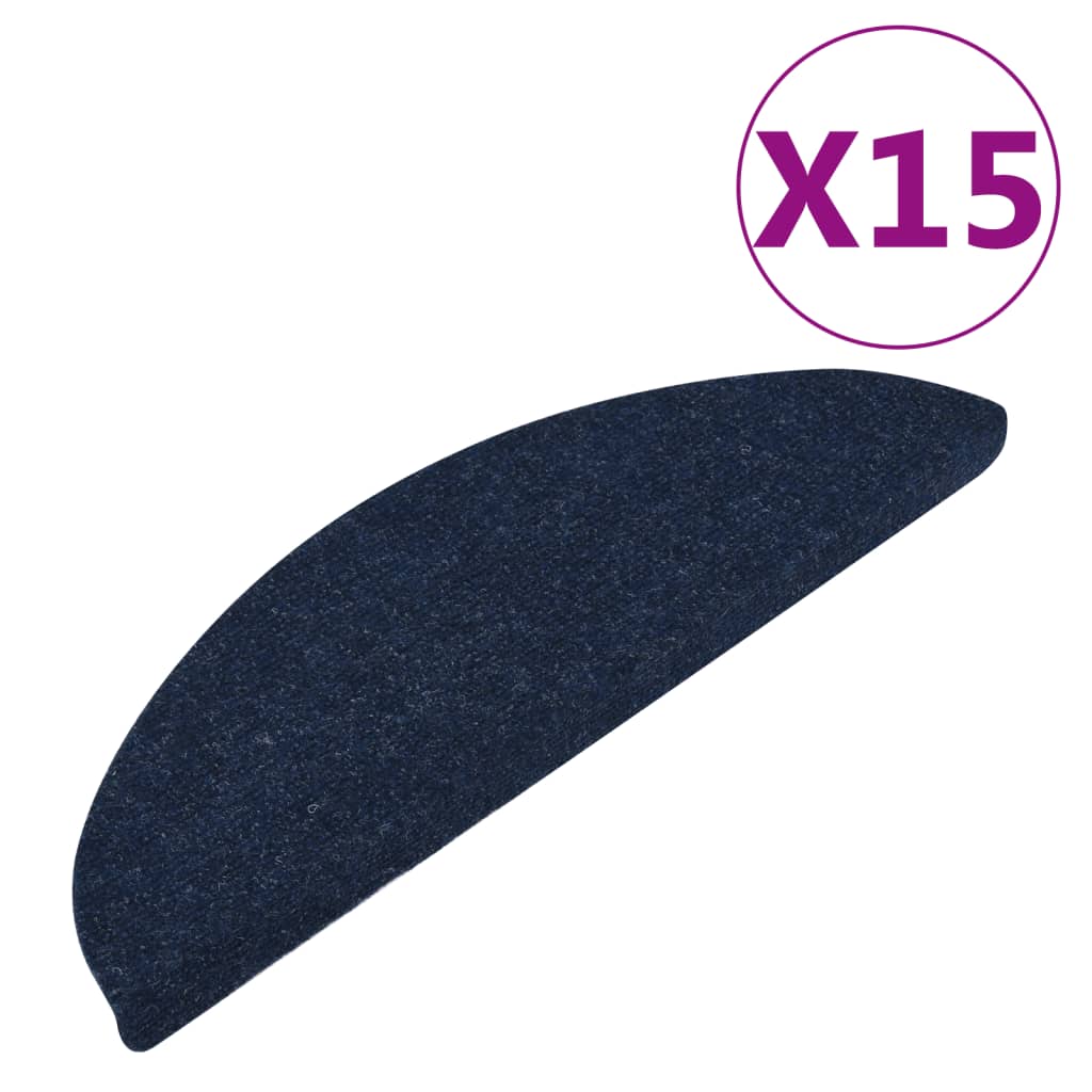 Trapmatten Zelfklevend 15 St 56X20 Cm Blauw