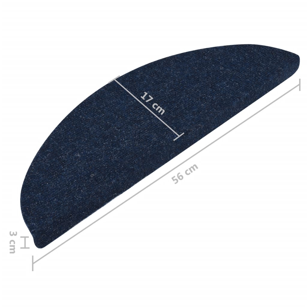 Trapmatten Zelfklevend 15 St 56X20 Cm Blauw