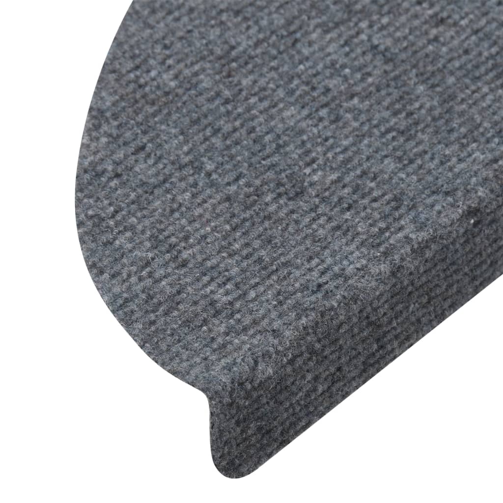 Trapmatten Zelfklevend 15 St 65X26 Cm Grijs