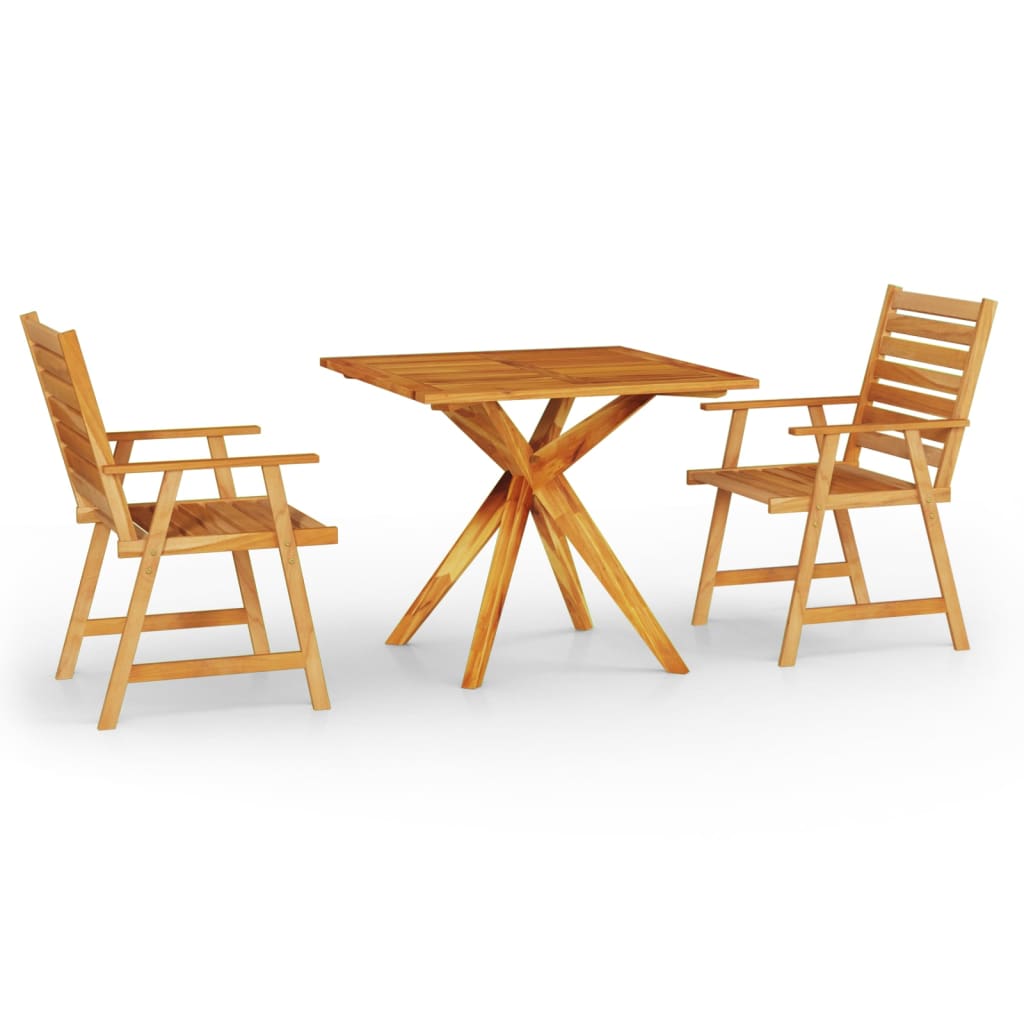 3-Delige Tuinset Massief Acaciahout