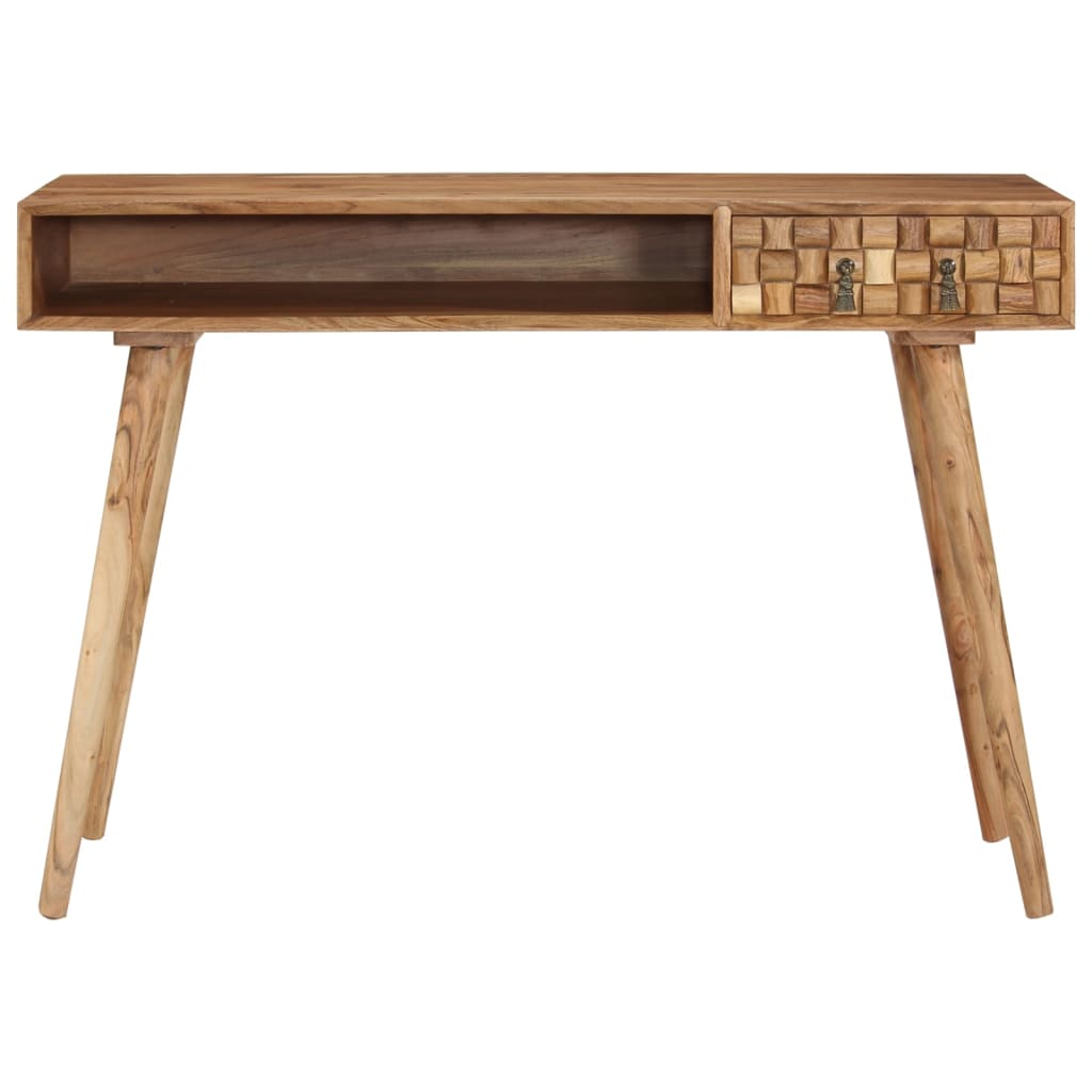 Schrijftafel 115X50X76 Cm Massief Acaciahout