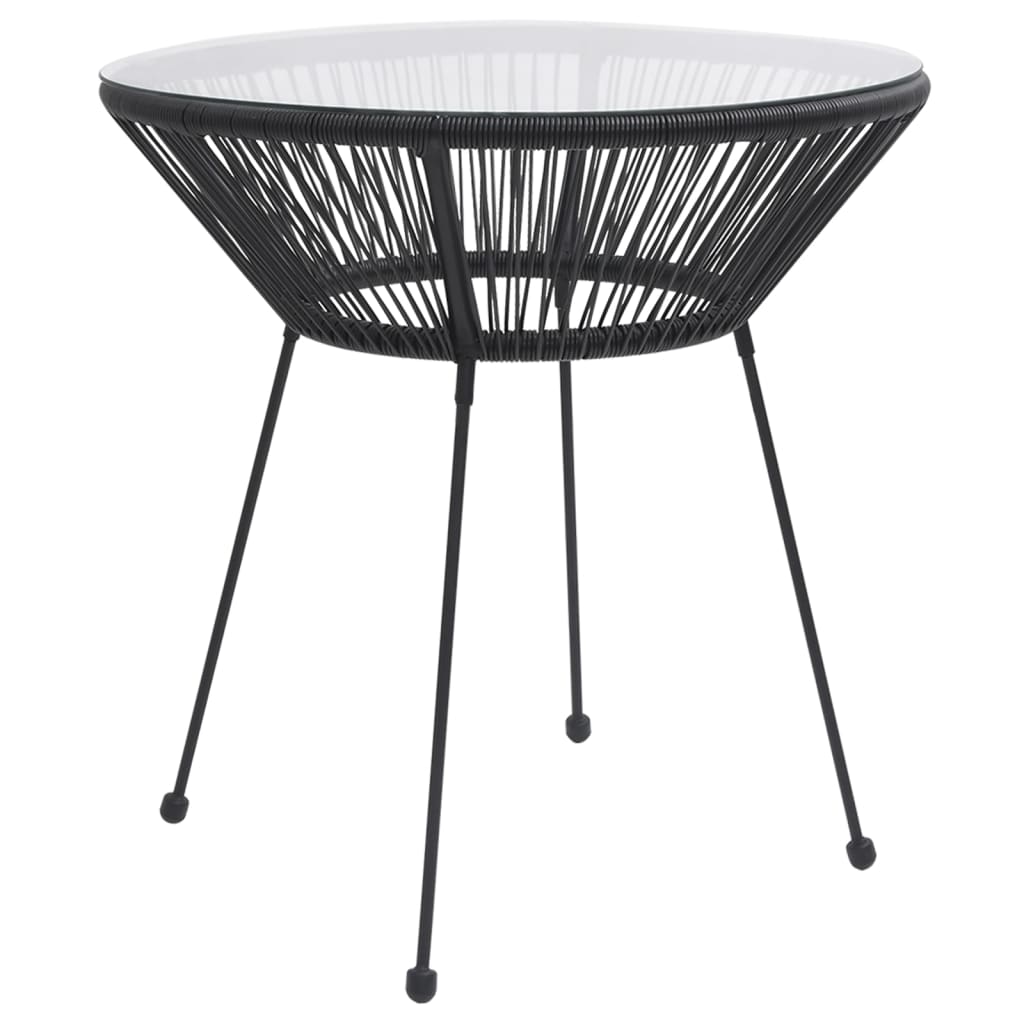 3-Delige Tuinset Zwart